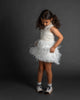 Eliza Ivory Feather Dress