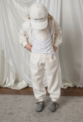 Pima White Cotton Teddy T-Shirt - Petite Maison Kids