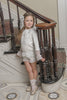 Emma White Cotton and Lace Top and Shorts Set