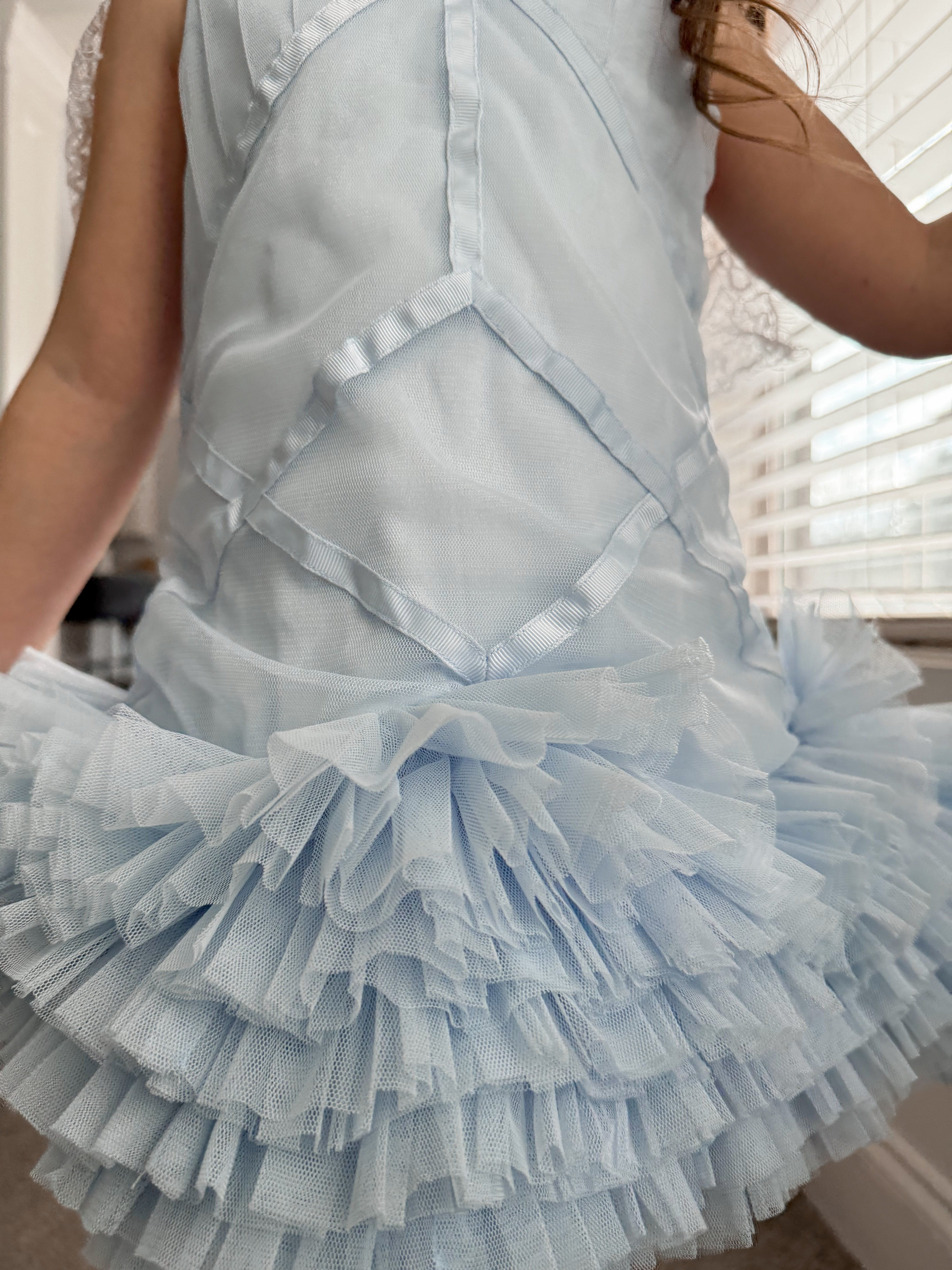 Skylar Blue Tulle Tutu Dress