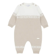 Beige Knitted Romper