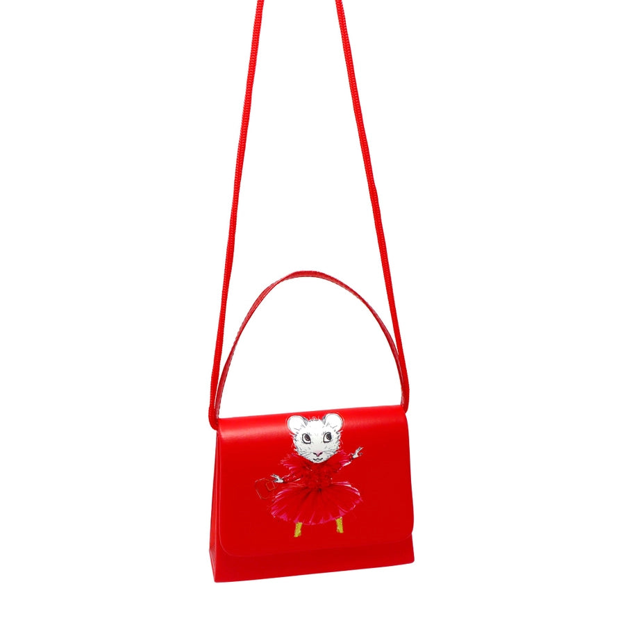 Claris Red Mini Handbag