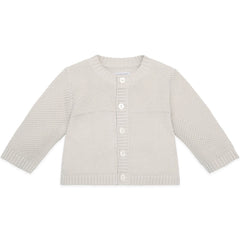 Cypress Stone Cotton Knit Baby Cardigan
