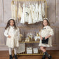 Ivanna Ivory Blouse and Skirt Set