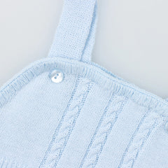 Baby Blue Cotton Pant Overalls