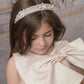 Jackie Peach Hair Sash