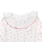 Ivory Cotton Babygrow with Stars Pattern