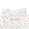 Ivory Cotton Babygrow with Stars Pattern