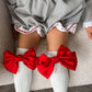 Abigail Satin Bow Socks