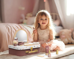 Wooden Beauty Makeup Suitcase Playset