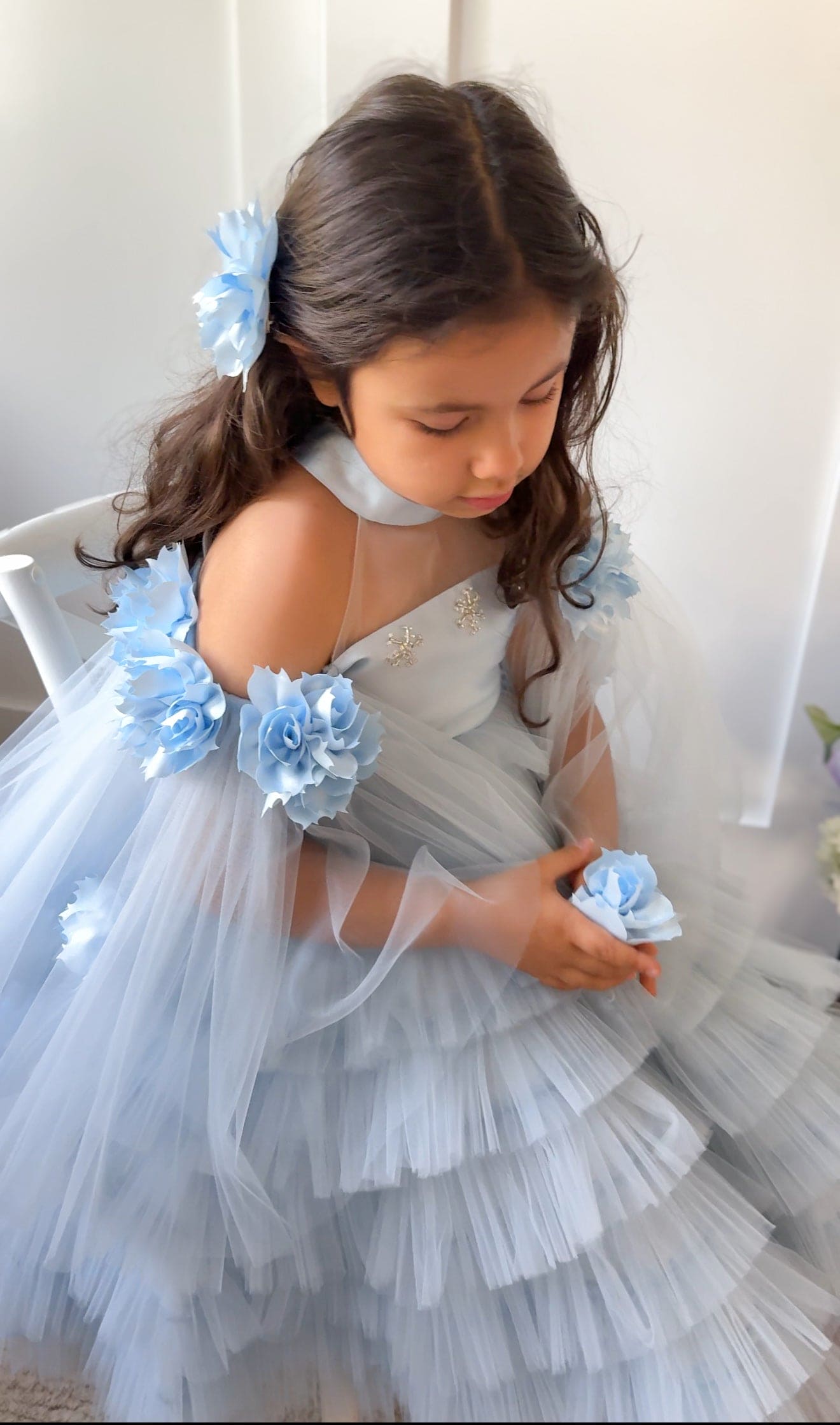 Alaska Baby Blue Tulle Dress