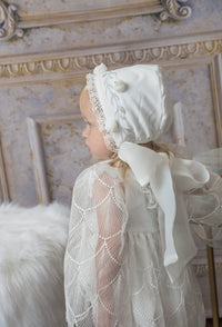 Faith White Scallop Lace Romper