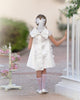 Butterfly White Satin Ceremony Dress - Petite Maison Kids