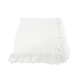 Ivory Lace Knit Blanket - Petite Maison Kids