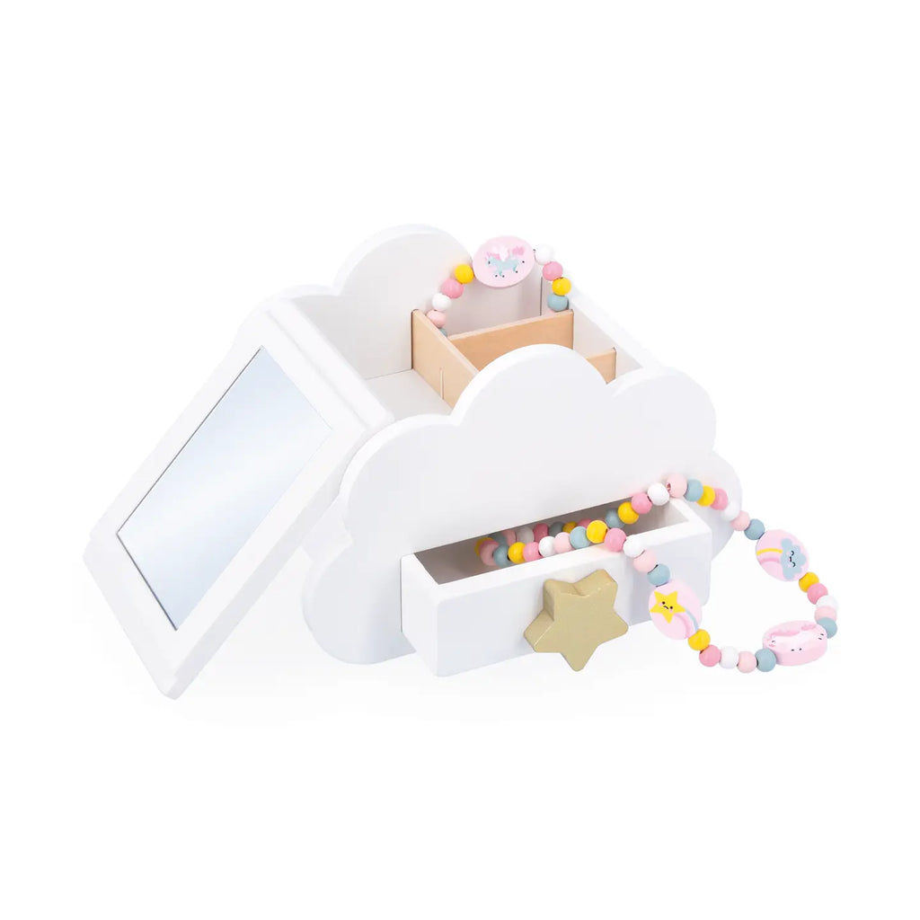 Secret Jewelry Box Toy with Unicorn Bracelet & Necklace by Janod