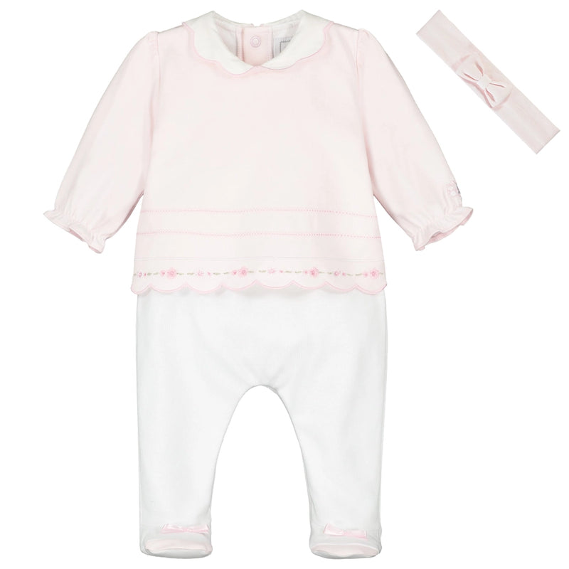 Betty Baby Girls Babygrow & Hairband Set