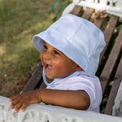 Pale Blue Fishermans Sun Hat