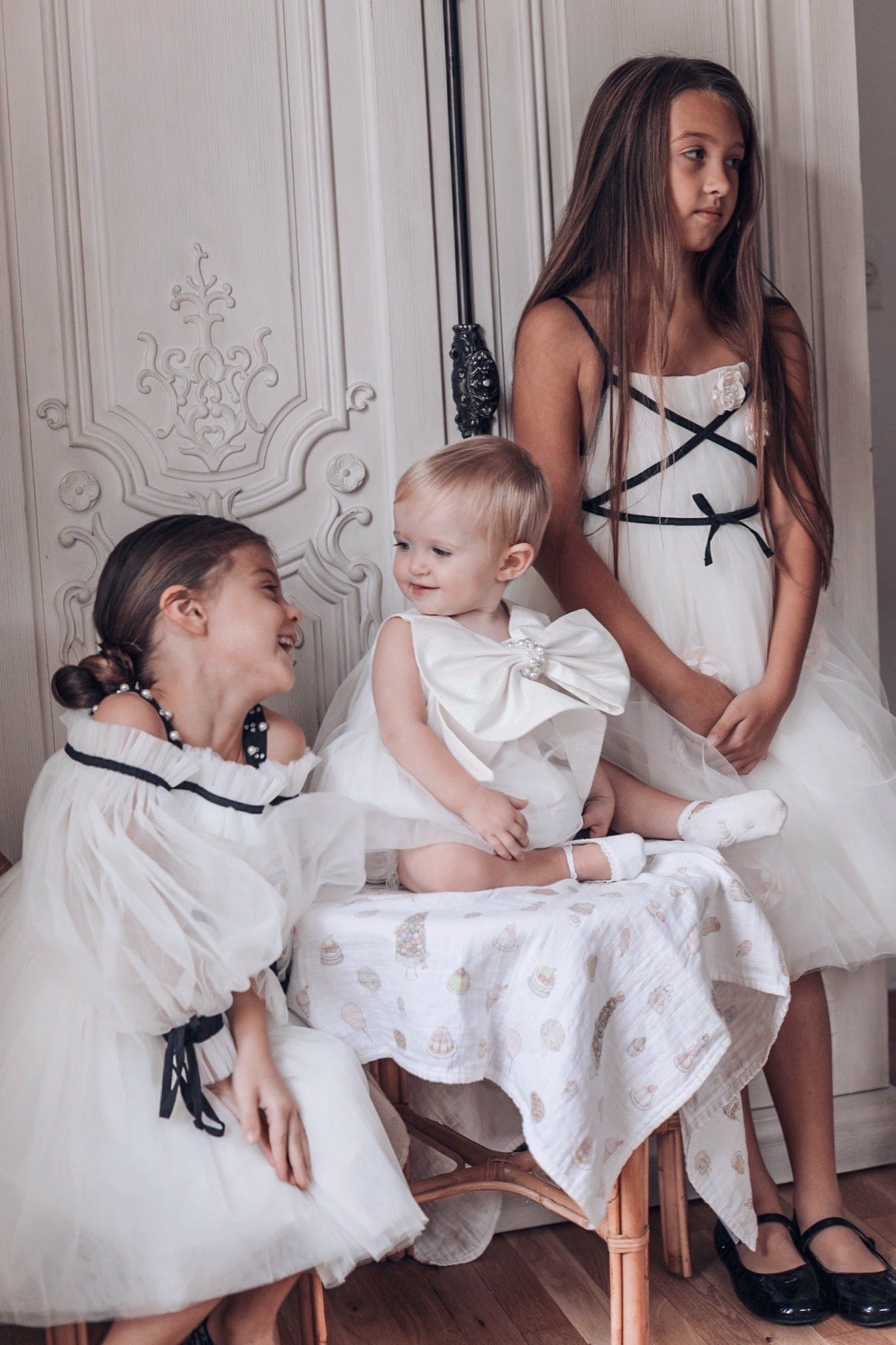 Jackie White Tulle Romper
