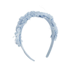 Skylar Blue Tulle Ruffle Headband