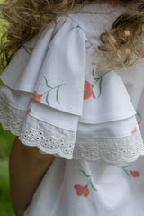 Tulip Cotton Blouse and Shorts Set