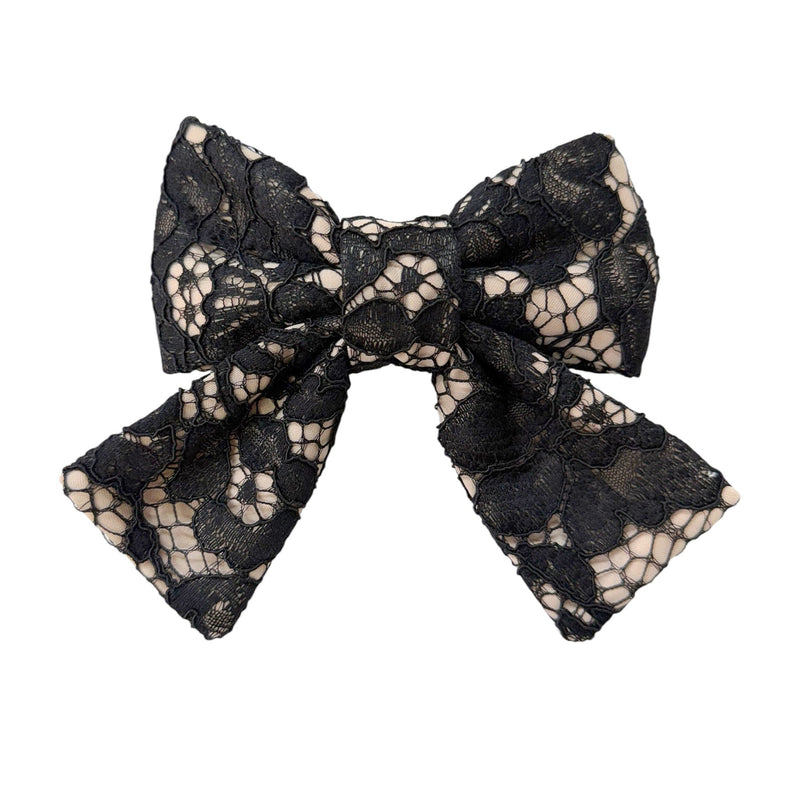 Cowboy Lace Hair Bow