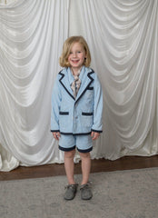 Terry Baby Blue Boys' Blazer - Petite Maison Kids