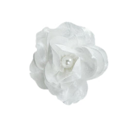Alex White Flower Hair Clip