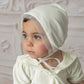 Helenus Ivory Velour Bonnet