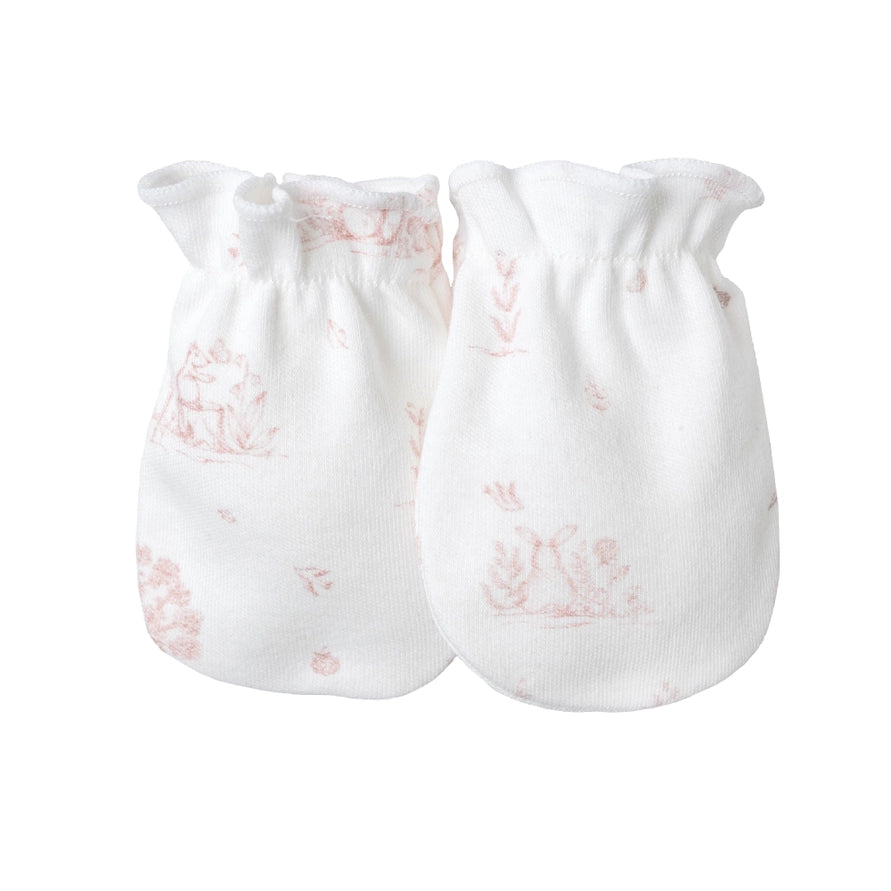 Mon Cheri Baby Girl Pink Gift Set with Hat & Mittens