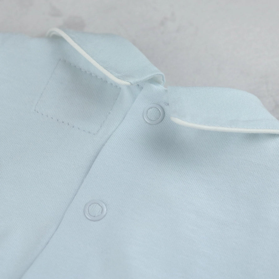 Jonnie Boys Baby Blue Teddy Top and Shorts Set