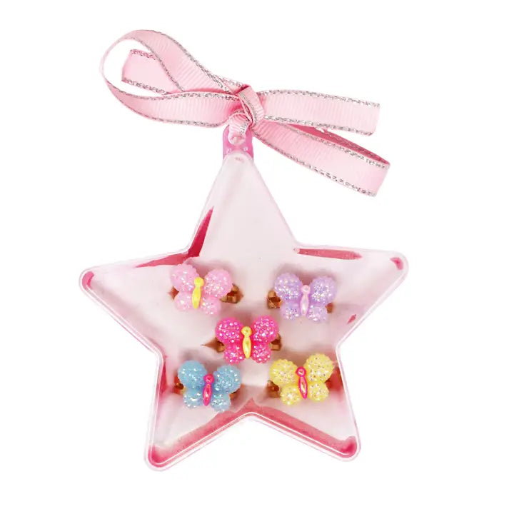 Sparkle Butterfly Rings Pack