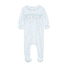 Eloise's Classics Smocked Footie — Pima Cotton Baby Footie