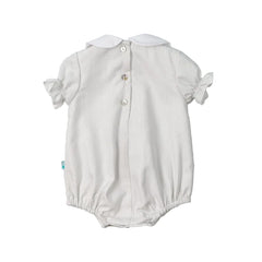 Ashy Peter Pan Collar Ceremony Romper