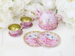 Claris the Chicest Mouse in Paris Picnic Basket Tea Set