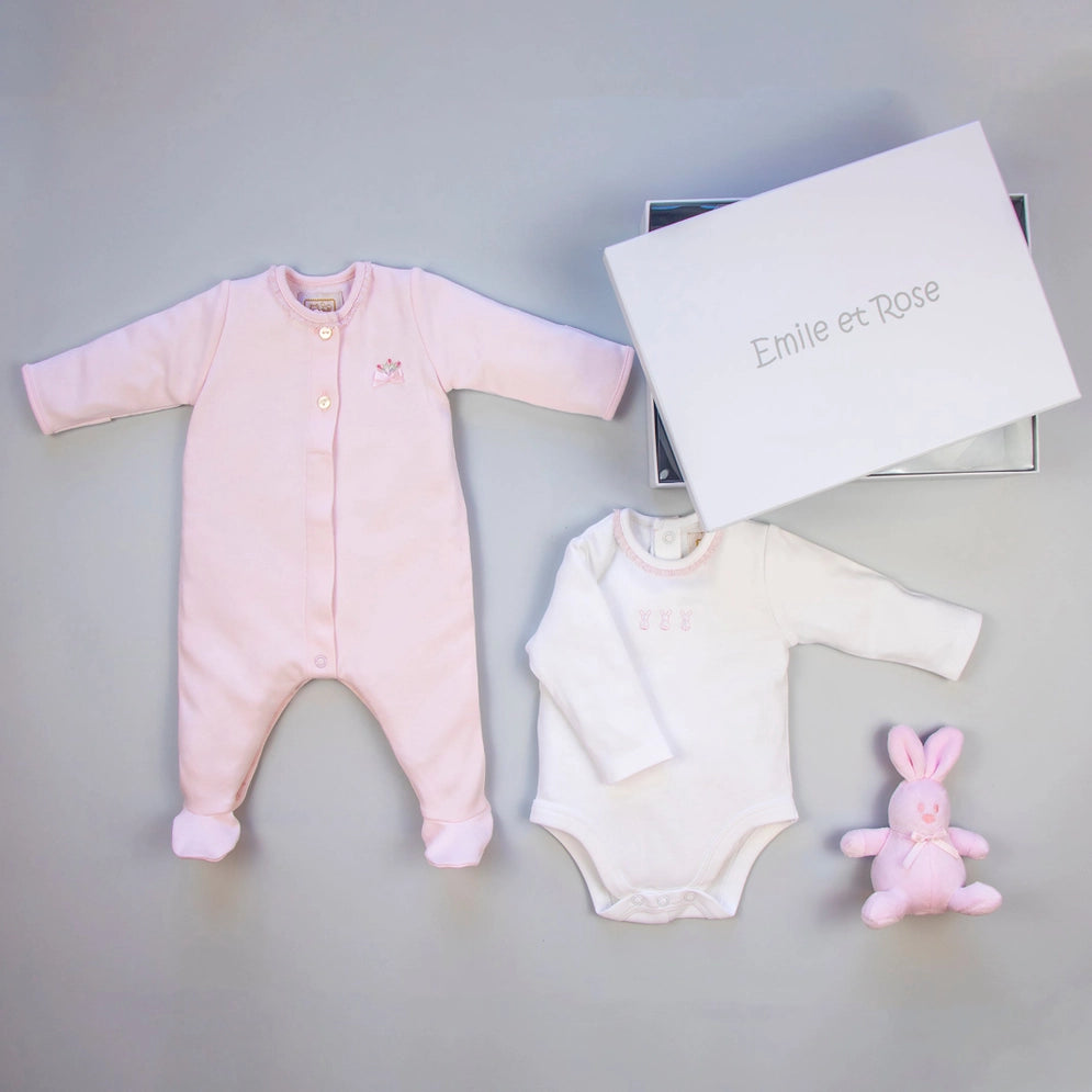 Pink Baby Girls Gift Set