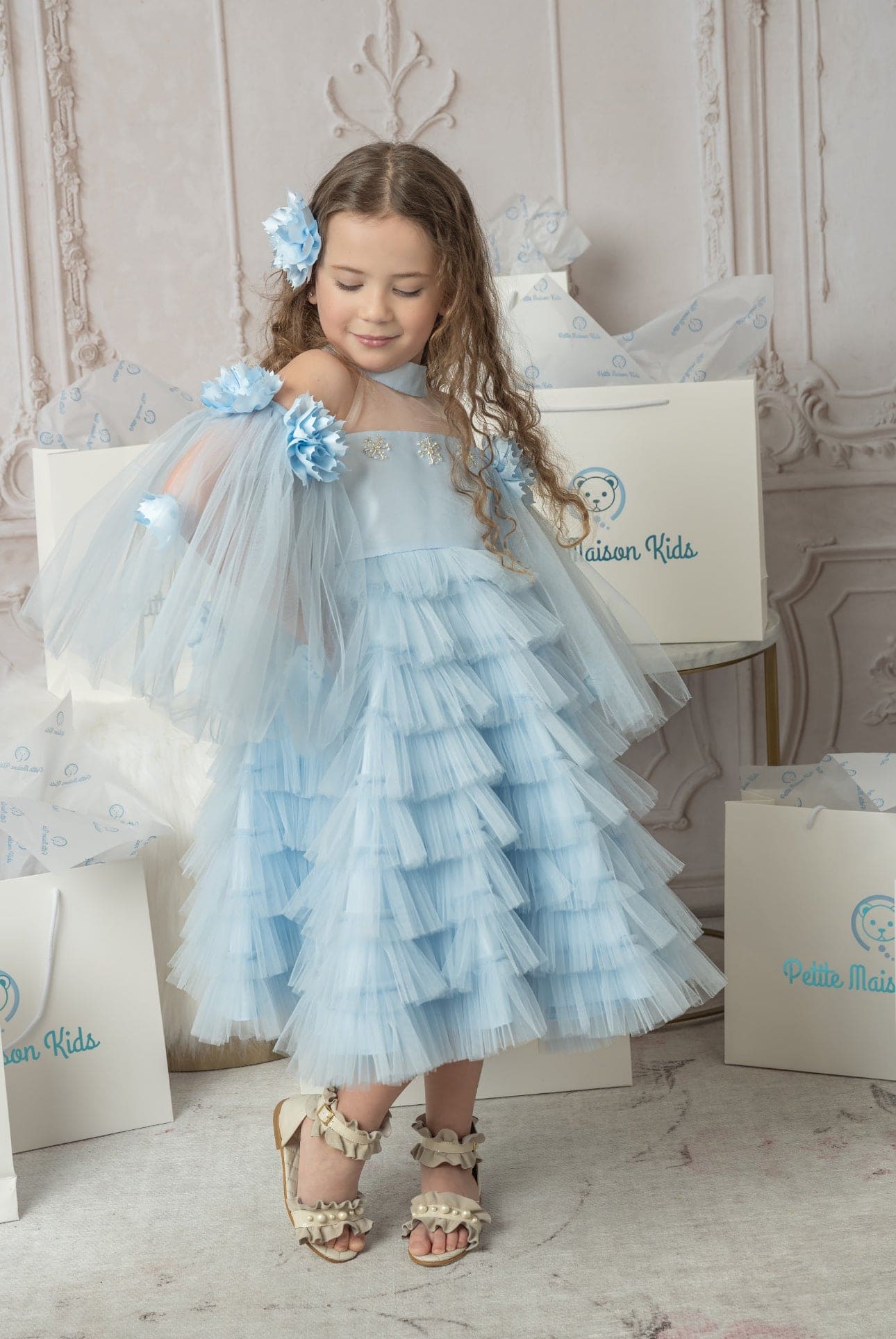 Alaska Baby Blue Tulle Dress