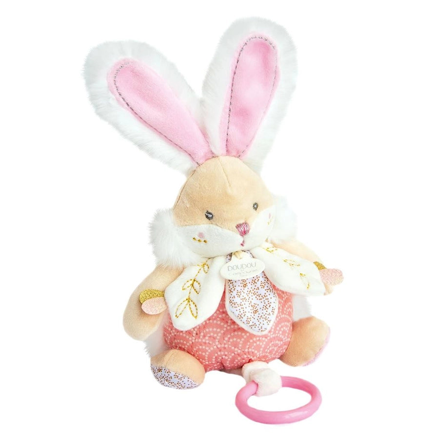 Sugar Bunny Pink Musical Pull Toy