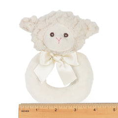 Lil’ Lamby Plush Lamb Ring Rattle