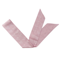 Dusty Pink Logo Chiffon Scarf