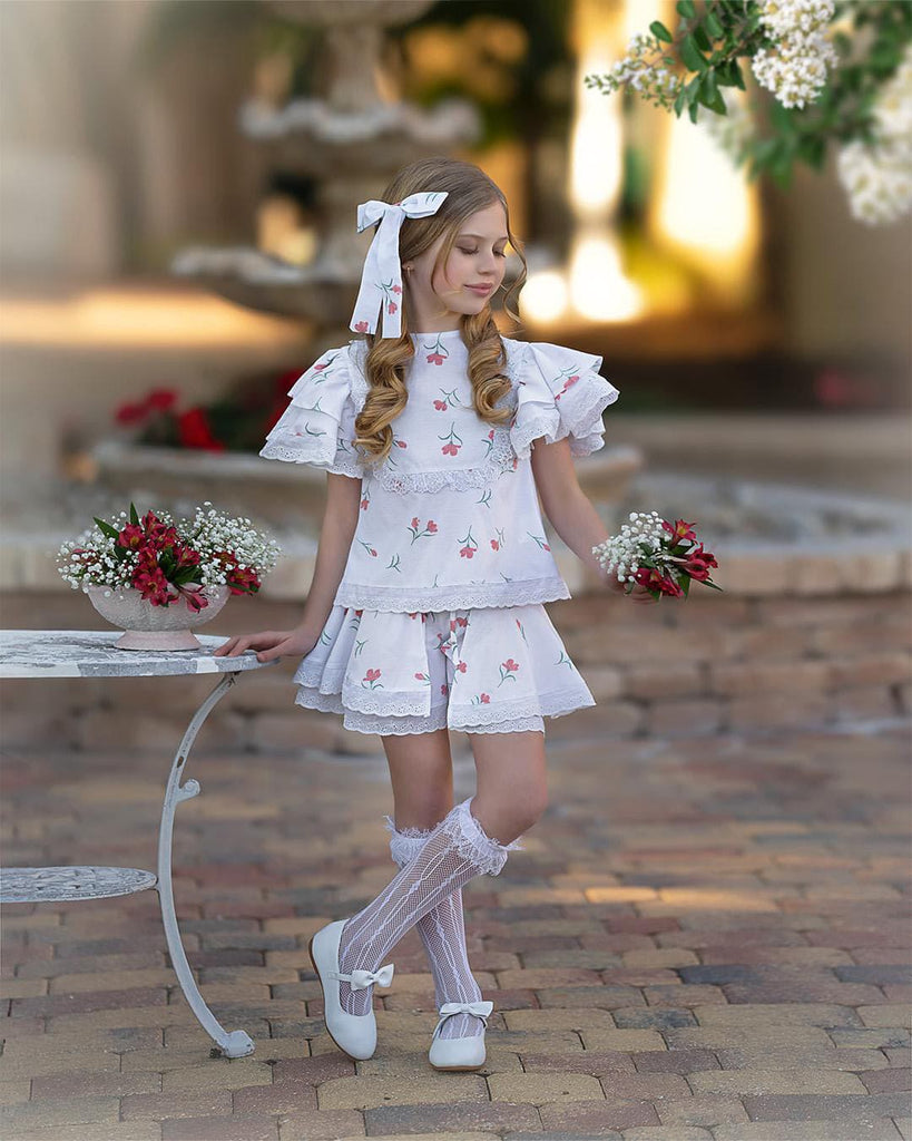 Sunny Blossom Girls Blouse Set