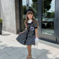 Orea Black and Silver Tweed Dress