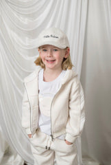 White Teddy Track Suit - Petite Maison Kids