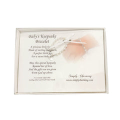 Freshwater Pearl & Silver Baby Bracelet