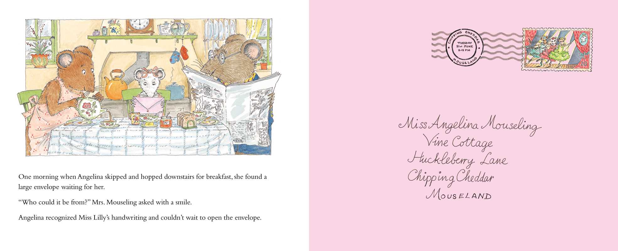 Angelina's Invitation To the Ballet Book