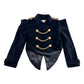 Charlie Black Velour Girls' Jacket