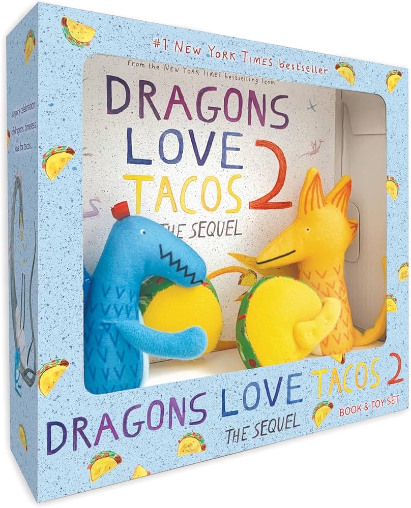 Dragons Love Tacos 2 Book & Toy