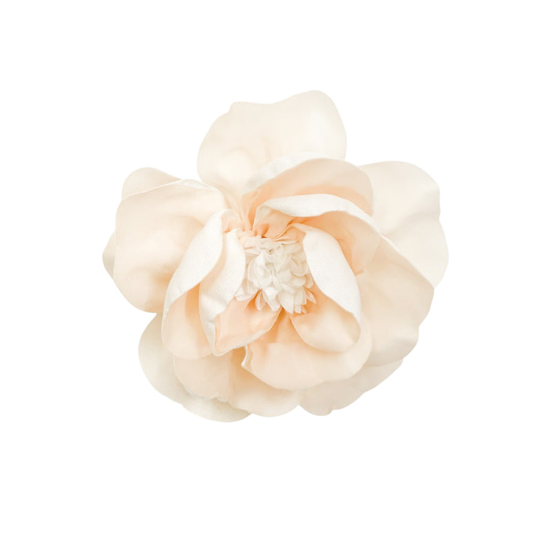 Giselle Peach Flower Hair Clip