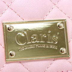 Claris the Chicest Mouse in Paris™ Quilted Pink Handbag