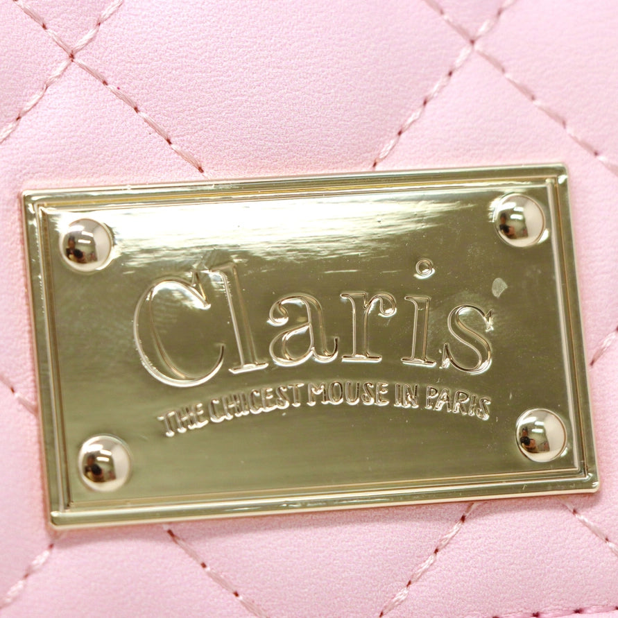 Claris the Chicest Mouse in Paris™ Quilted Pink Handbag