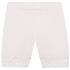 Judith Pink Girls Knit Top and Shorts Set
